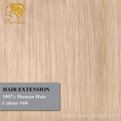 Wholesale Blonde Seamless Clip In Remy human Hair Extensions For White Women